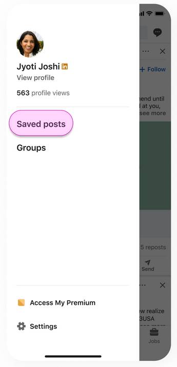 LinkedIn Saved Posts